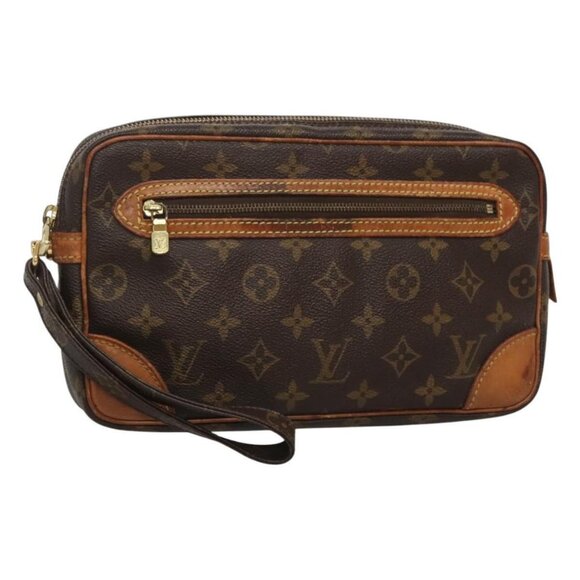 LOUIS VUITTON Monogram Marly Dragonne GM Clutch Bag - Picture 1 of 16